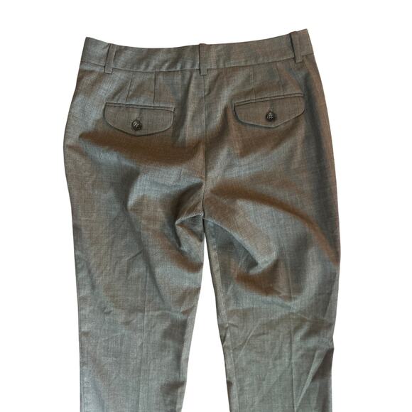 Women 4 Theory Gray Wool Slacks Dress Pants Trousers Slacks Work Career Suit - Picture 4 of 5